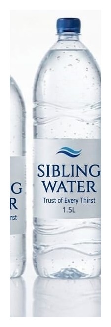 Sibling Water 1.5 Litre bottle