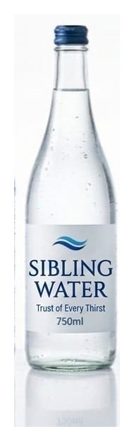Sibling Water 750ml bottle